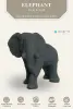 Product image 2 of the product “Elephant, 43cm Length | GRC (Glassfibre Reinforced Concrete), Bronze Finish ”